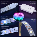Zigbee RGB LED Strip Light Kit, 5M smart irrigation product image 7