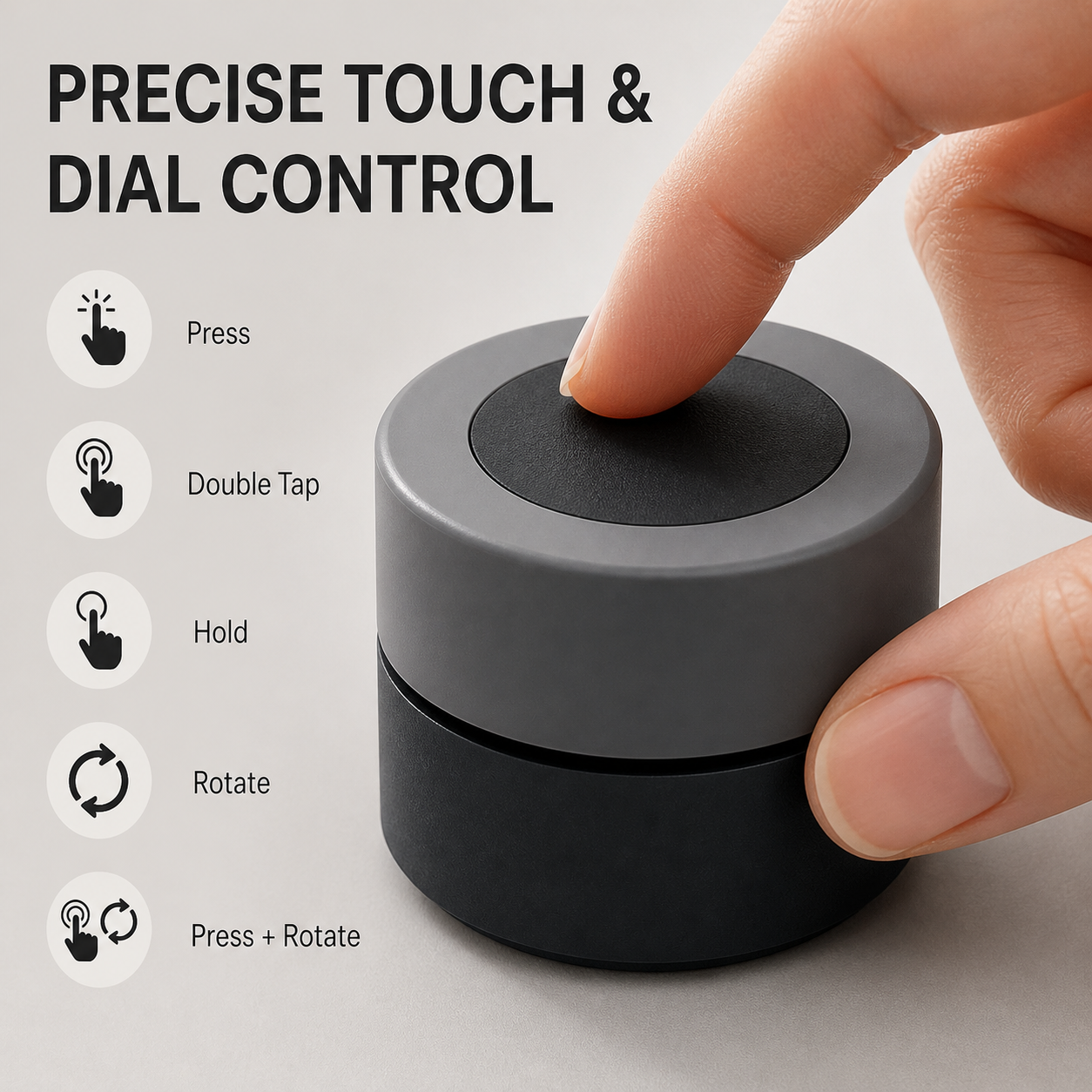 Zigbee Rotary Knob Scene Controller smart safety and security product image 7