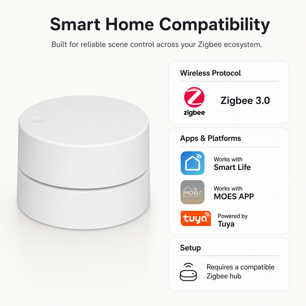Zigbee Rotary Scene Button smart wall control product image 9
