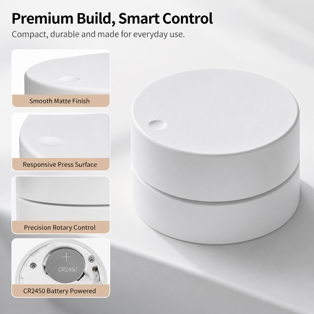 Zigbee Rotary Scene Button smart wall control product image 6