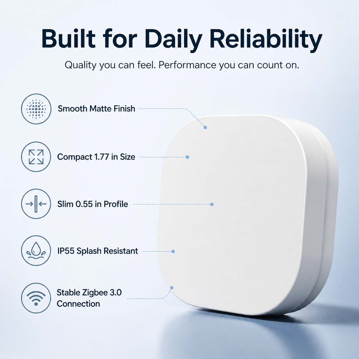 Zigbee Wireless Scene Button smart wall control product image 6