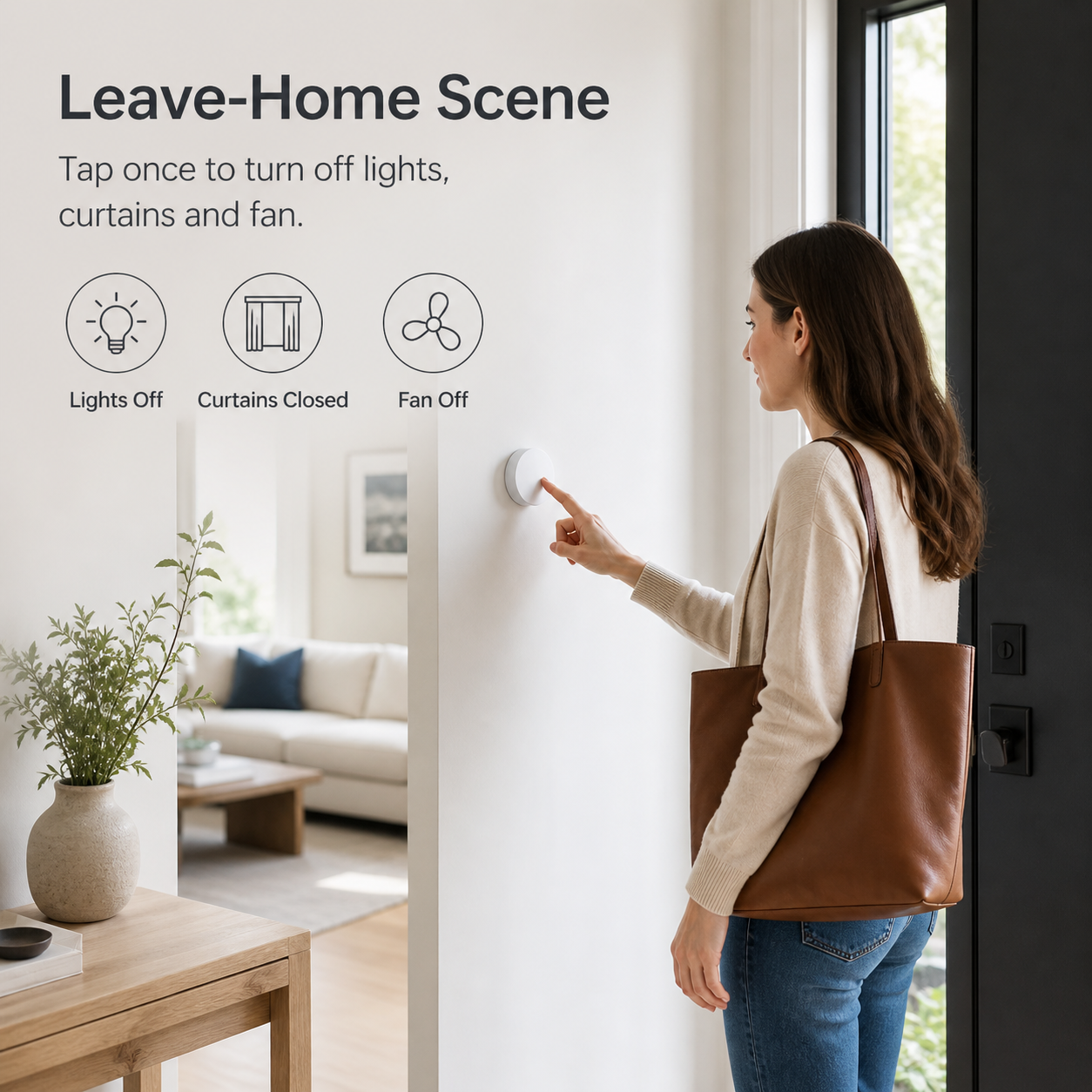 Zigbee Wireless Scene Button smart wall control product image 3