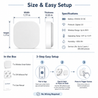 Zigbee Wireless Scene Button smart wall control product image 8