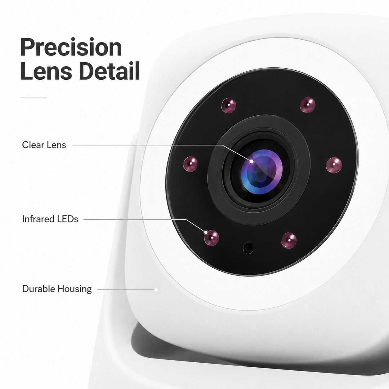 Smart Wi-Fi Pan-Tilt Indoor Camera smart safety and security product image 6