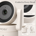 Smart Wi-Fi Indoor Security Camera smart safety and security product image 7