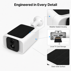 Smart Solar Wi-Fi Outdoor Security Camera smart safety and security product image 7