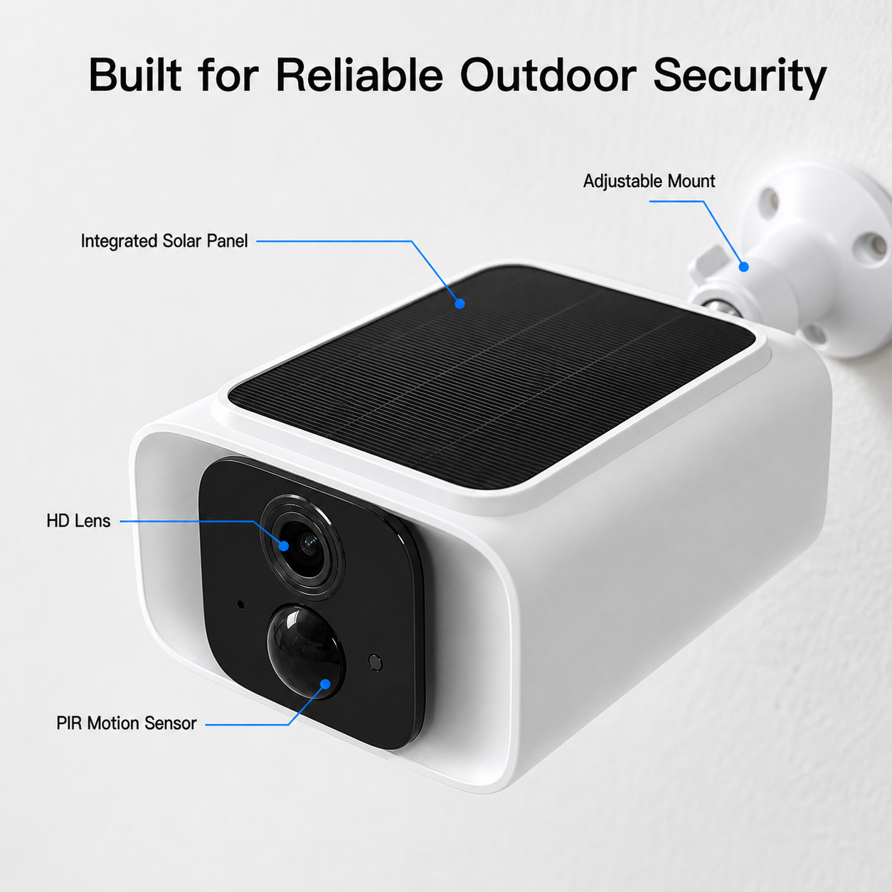Smart Solar Wi-Fi Outdoor Security Camera smart safety and security product image 6