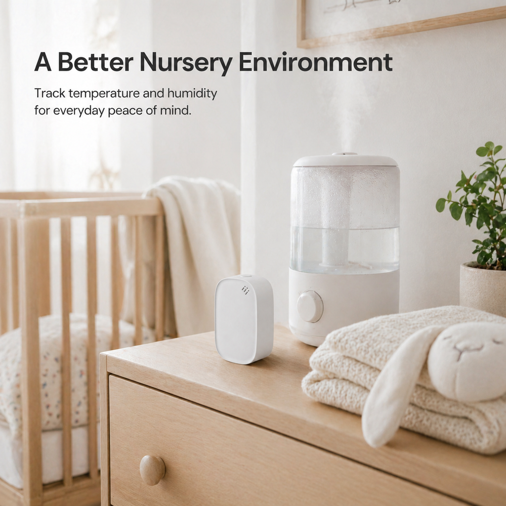 Zigbee Temperature & Humidity Sensor smart safety and security product image 4