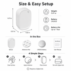 Zigbee Temperature & Humidity Sensor smart safety and security product image 8