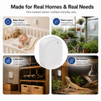 Zigbee Temperature & Humidity Sensor smart safety and security product image 5