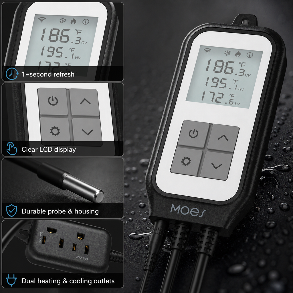 Wi-Fi Smart Temperature Controller Plug smart wall control product image 6