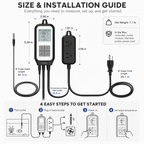 Wi-Fi Smart Temperature Controller Plug smart wall control product image 8
