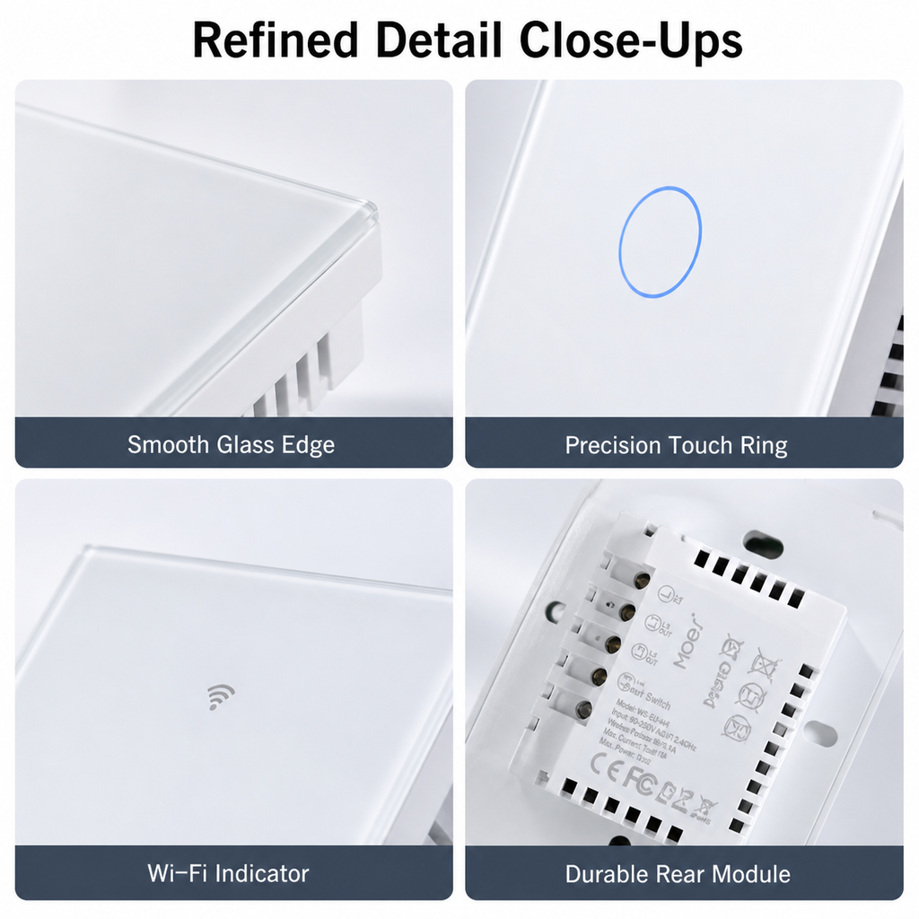 Matter Wi-Fi Smart Touch Light Switch detail image 7