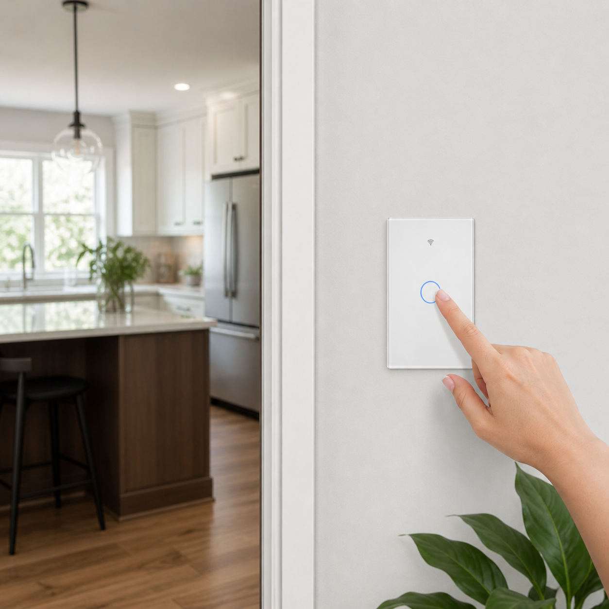 Matter Wi-Fi Smart Touch Light Switch detail image 4
