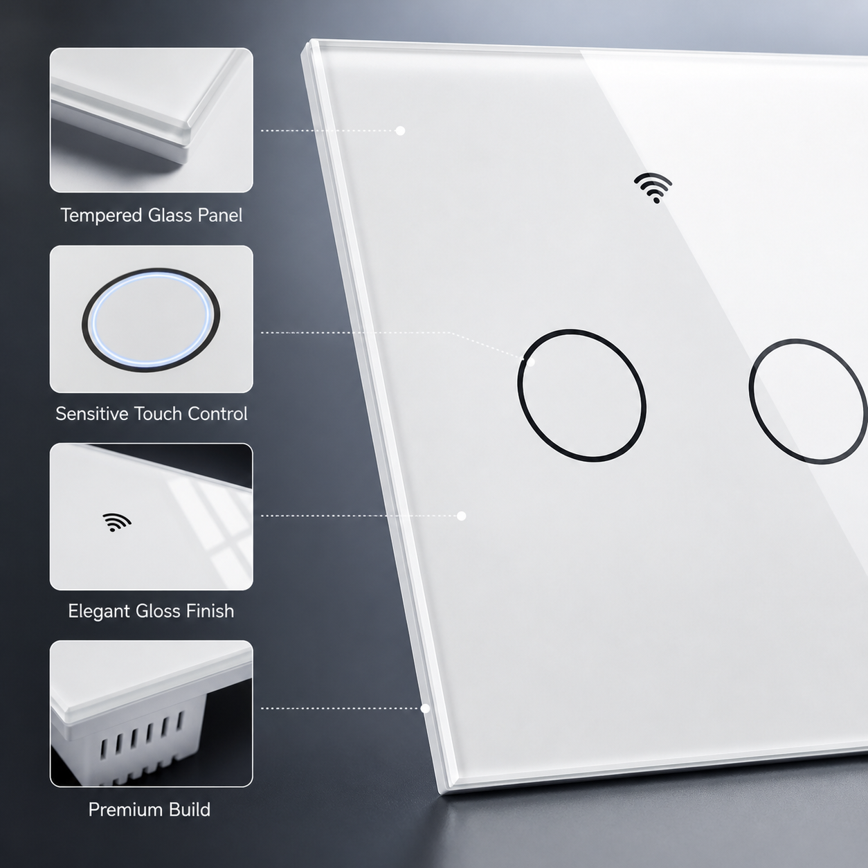Wi-Fi Smart Touch Light Switch detail image 6
