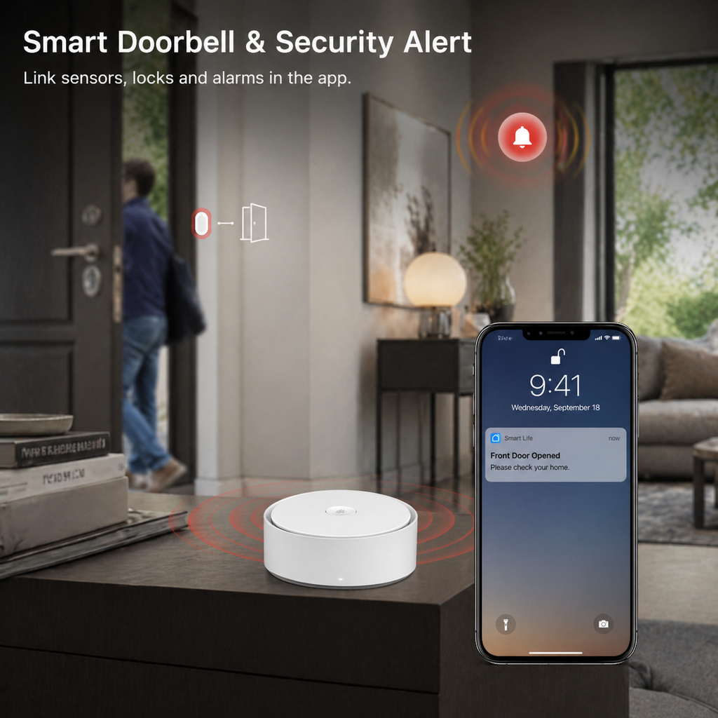 Zigbee & Bluetooth Smart Gateway Hub smart hub and control product image 5