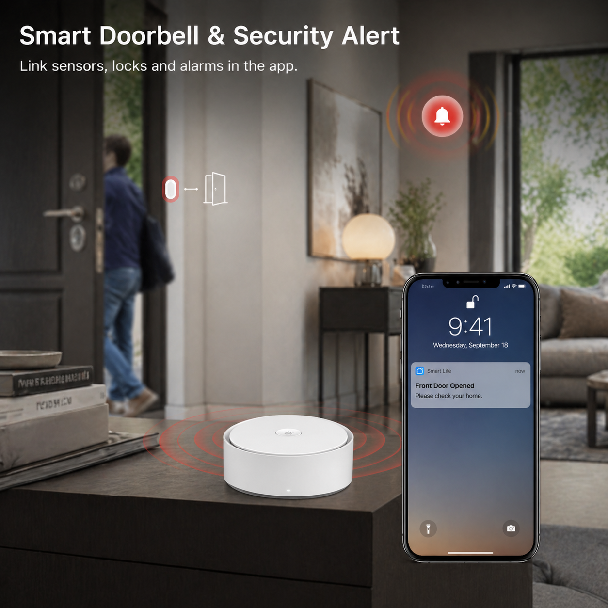 Zigbee & Bluetooth Smart Gateway Hub smart hub and control product image 5