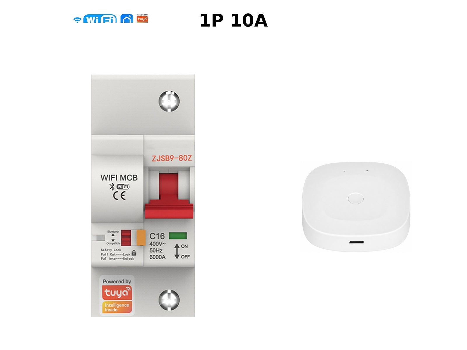 Wi-Fi Smart Circuit Breaker with Energy Monitoring smart wall control product image 10