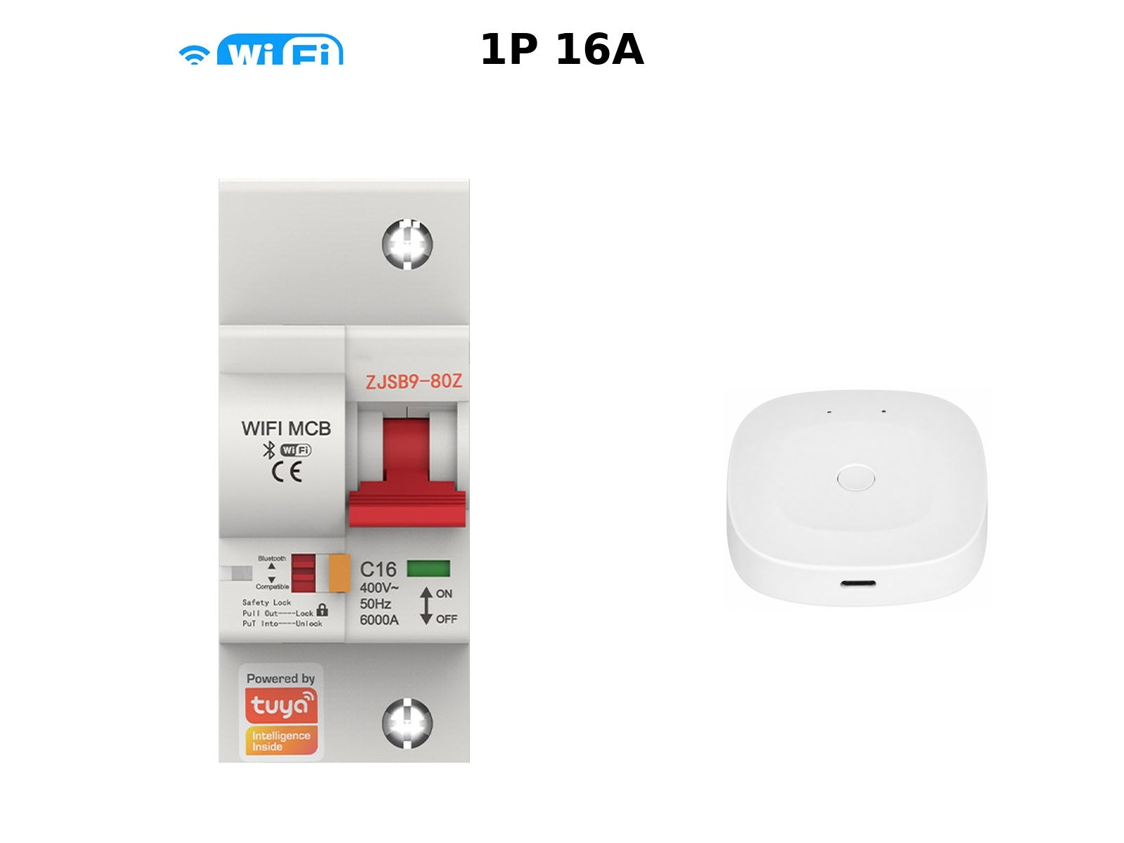 Wi-Fi Smart Circuit Breaker with Energy Monitoring smart wall control product image 11