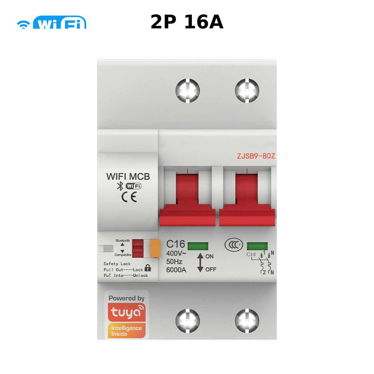 Wi-Fi Smart Circuit Breaker with Energy Monitoring smart wall control product image 93
