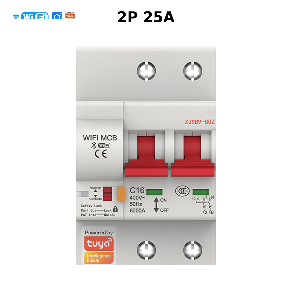 Wi-Fi Smart Circuit Breaker with Energy Monitoring smart wall control product image 95