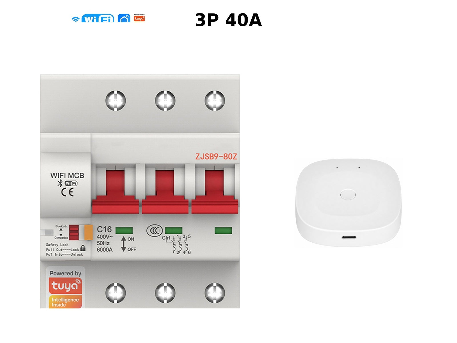 Wi-Fi Smart Circuit Breaker with Energy Monitoring smart wall control product image 72