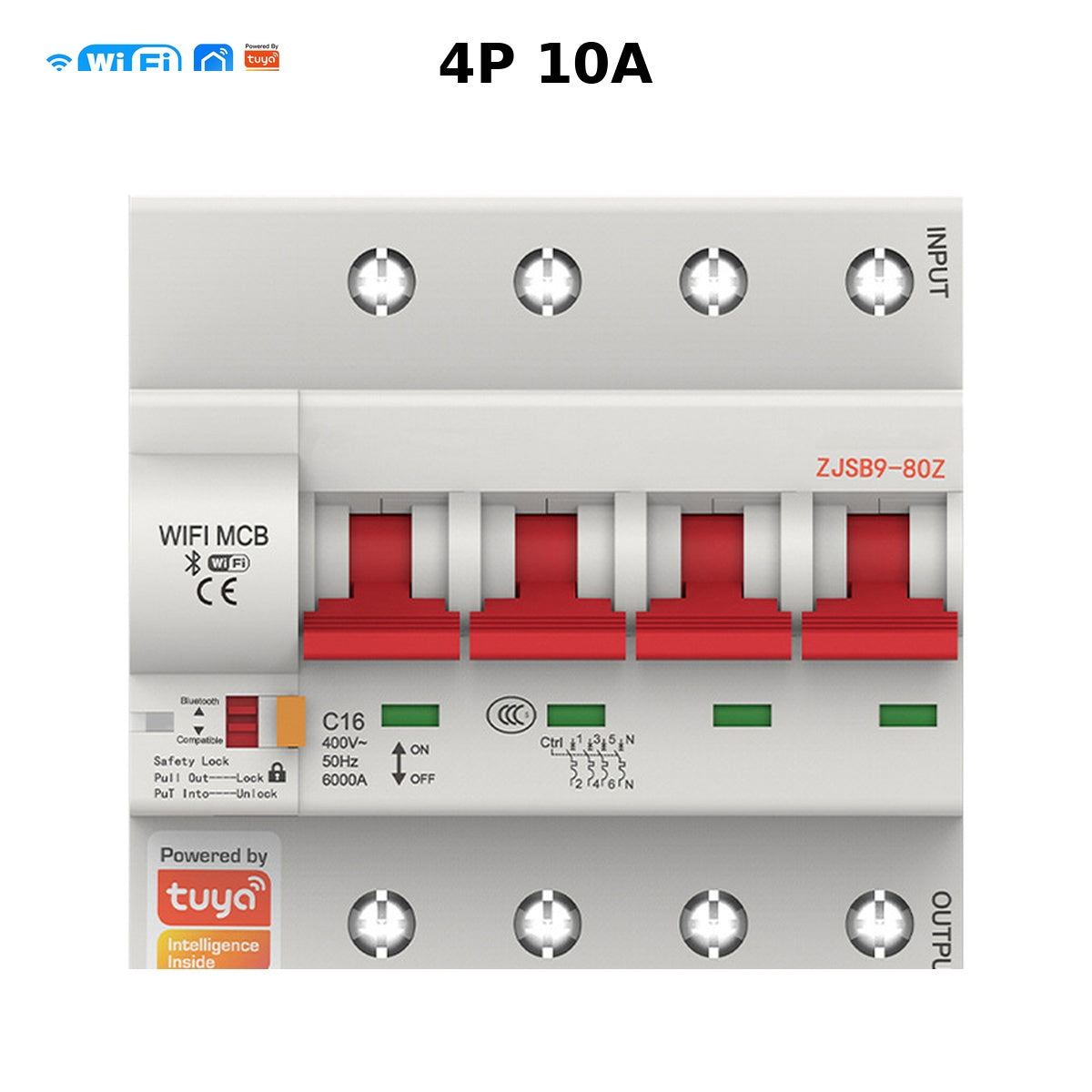 Wi-Fi Smart Circuit Breaker with Energy Monitoring smart wall control product image 114