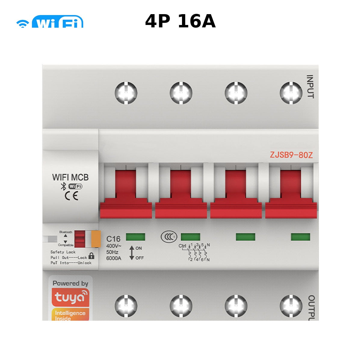 Wi-Fi Smart Circuit Breaker with Energy Monitoring smart wall control product image 104