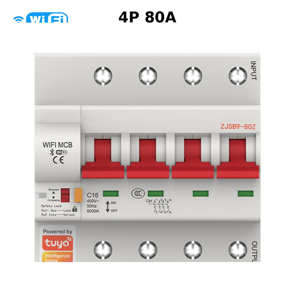 Wi-Fi Smart Circuit Breaker with Energy Monitoring smart wall control product image 107