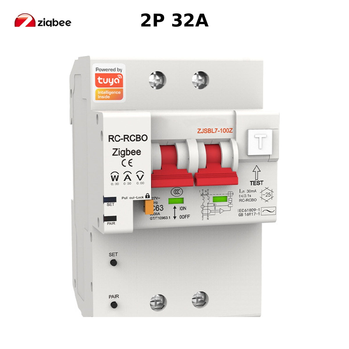 Wi-Fi Smart Circuit Breaker with Energy Monitoring smart wall control product image 131