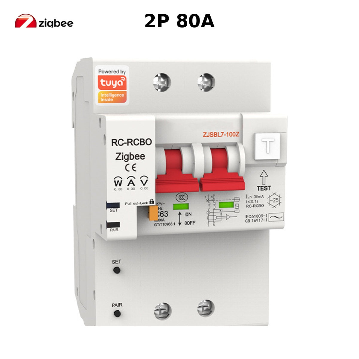 Wi-Fi Smart Circuit Breaker with Energy Monitoring smart wall control product image 134