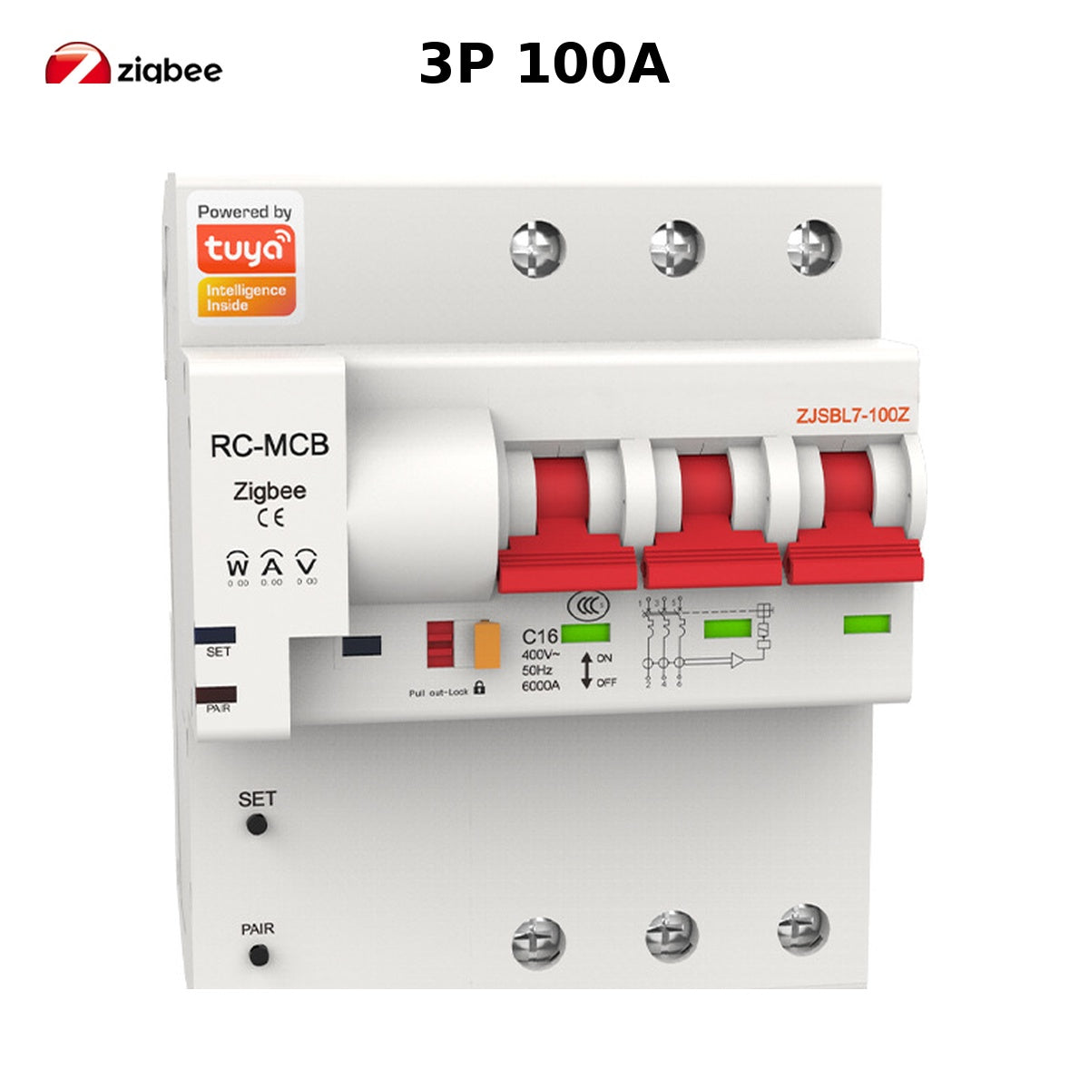 Wi-Fi Smart Circuit Breaker with Energy Monitoring smart wall control product image 140