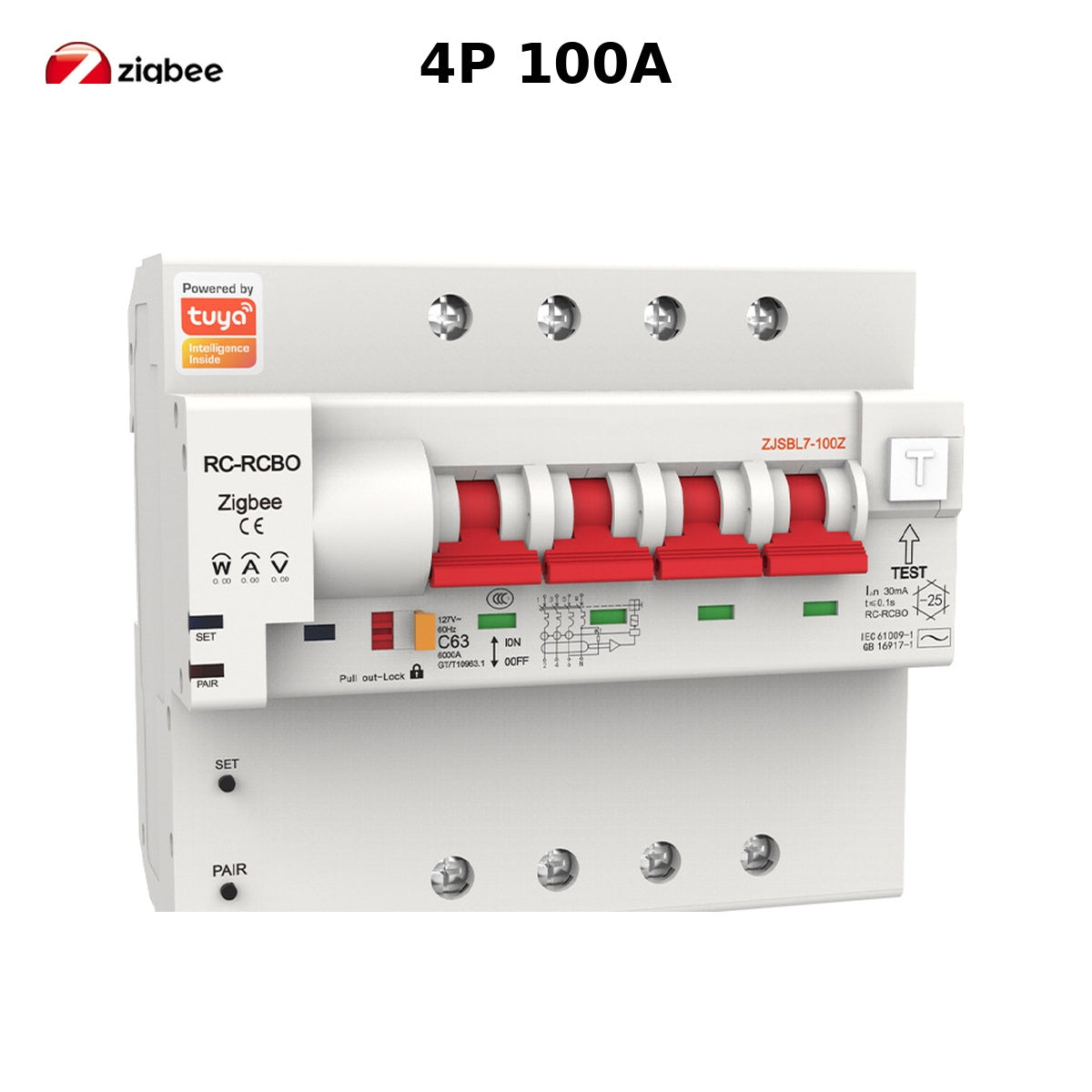 Wi-Fi Smart Circuit Breaker with Energy Monitoring smart wall control product image 144