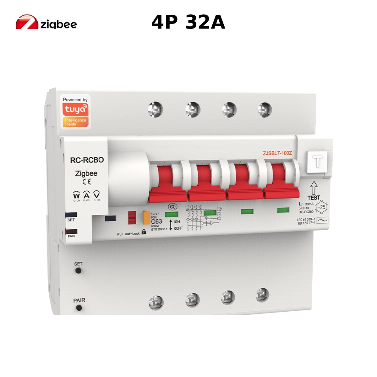 Wi-Fi Smart Circuit Breaker with Energy Monitoring smart wall control product image 149