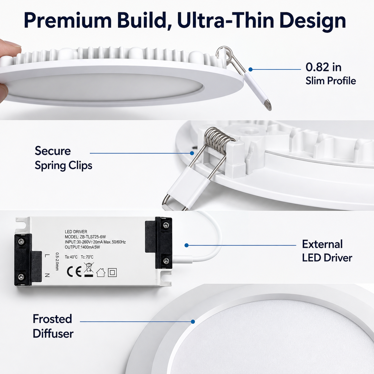 Zigbee RGB+CCT Downlight, 7W smart irrigation product image 6