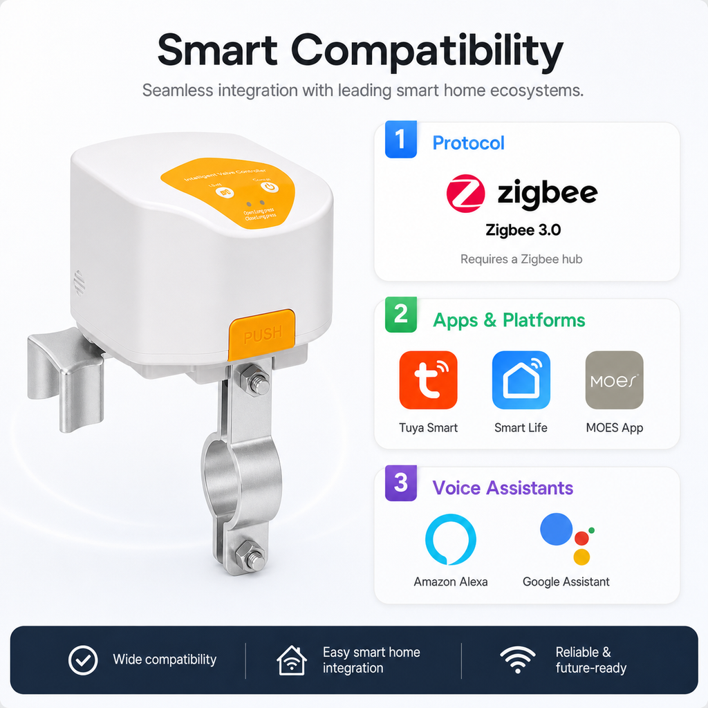 Zigbee Water & Gas Valve Controller gas safety automation product image 9