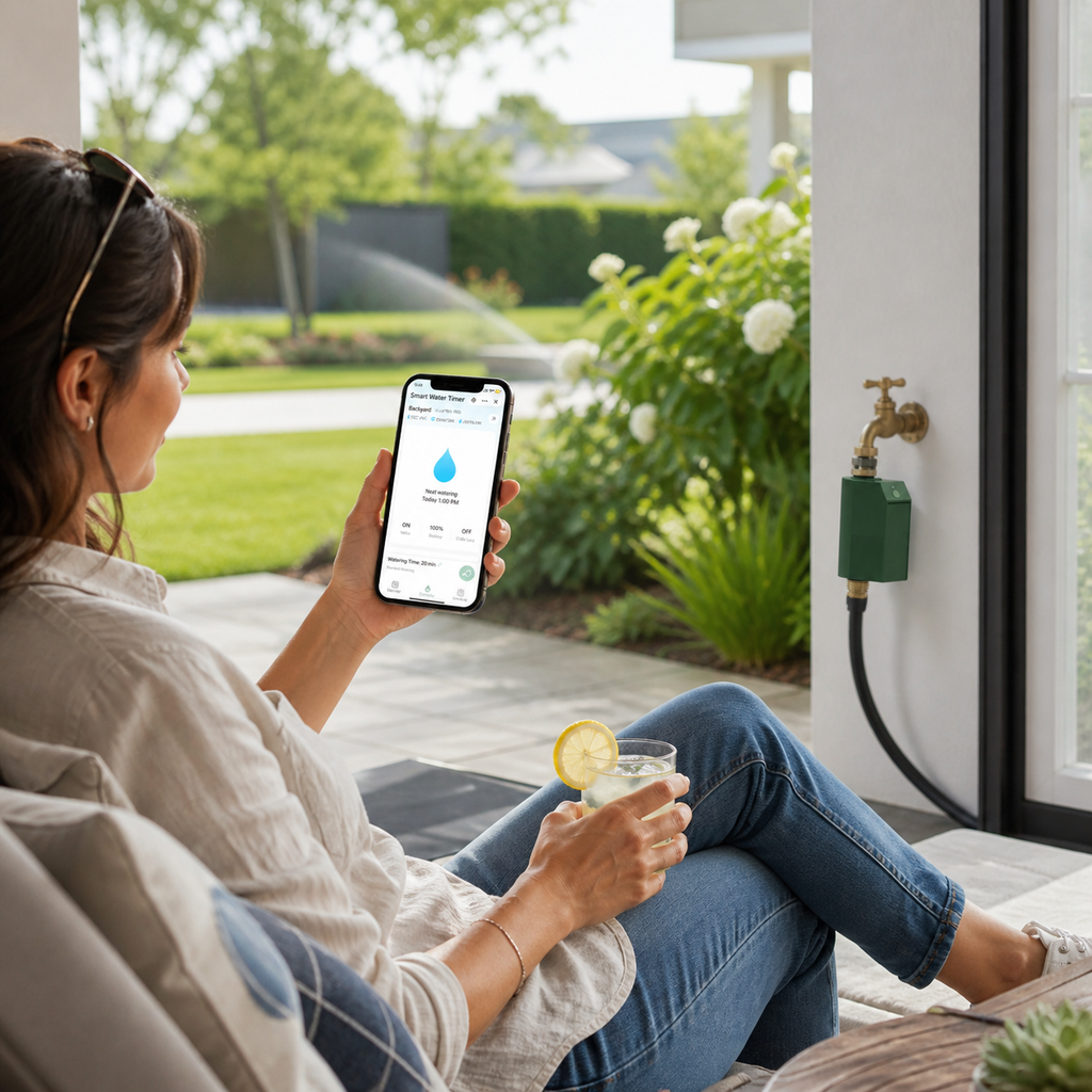Smart Wi-Fi Outdoor Water Timer smart irrigation product image 4