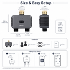 Bluetooth Dual-Outlet Garden Irrigation Controller smart irrigation product image 8