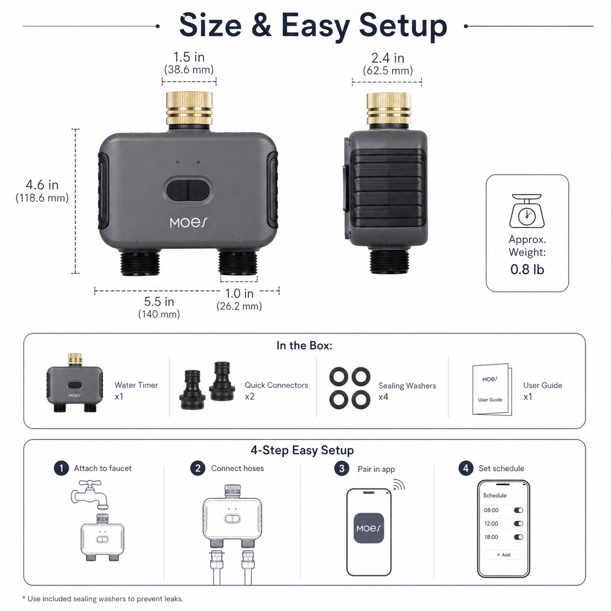 Bluetooth Dual-Outlet Garden Irrigation Controller smart irrigation product image 8