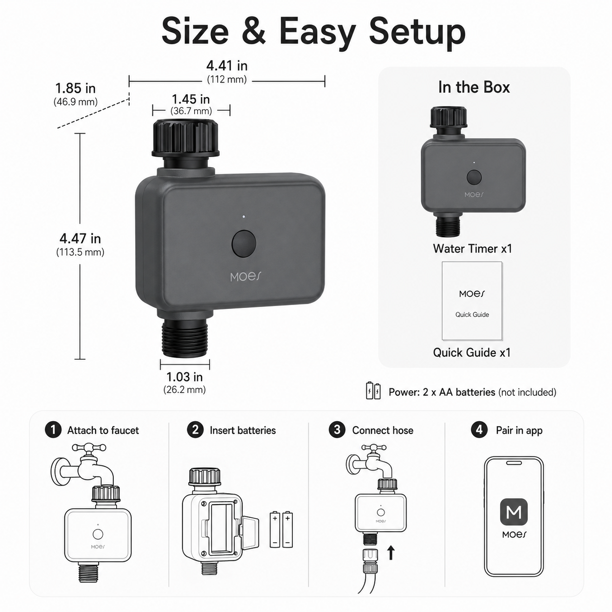 Bluetooth Garden Irrigation Timer smart irrigation product image 8