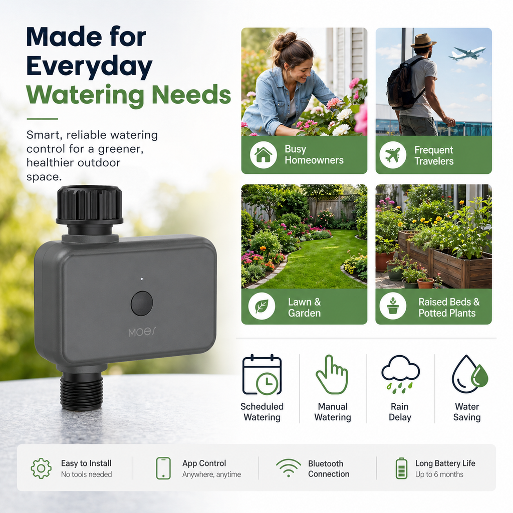 Bluetooth Garden Irrigation Timer smart irrigation product image 5