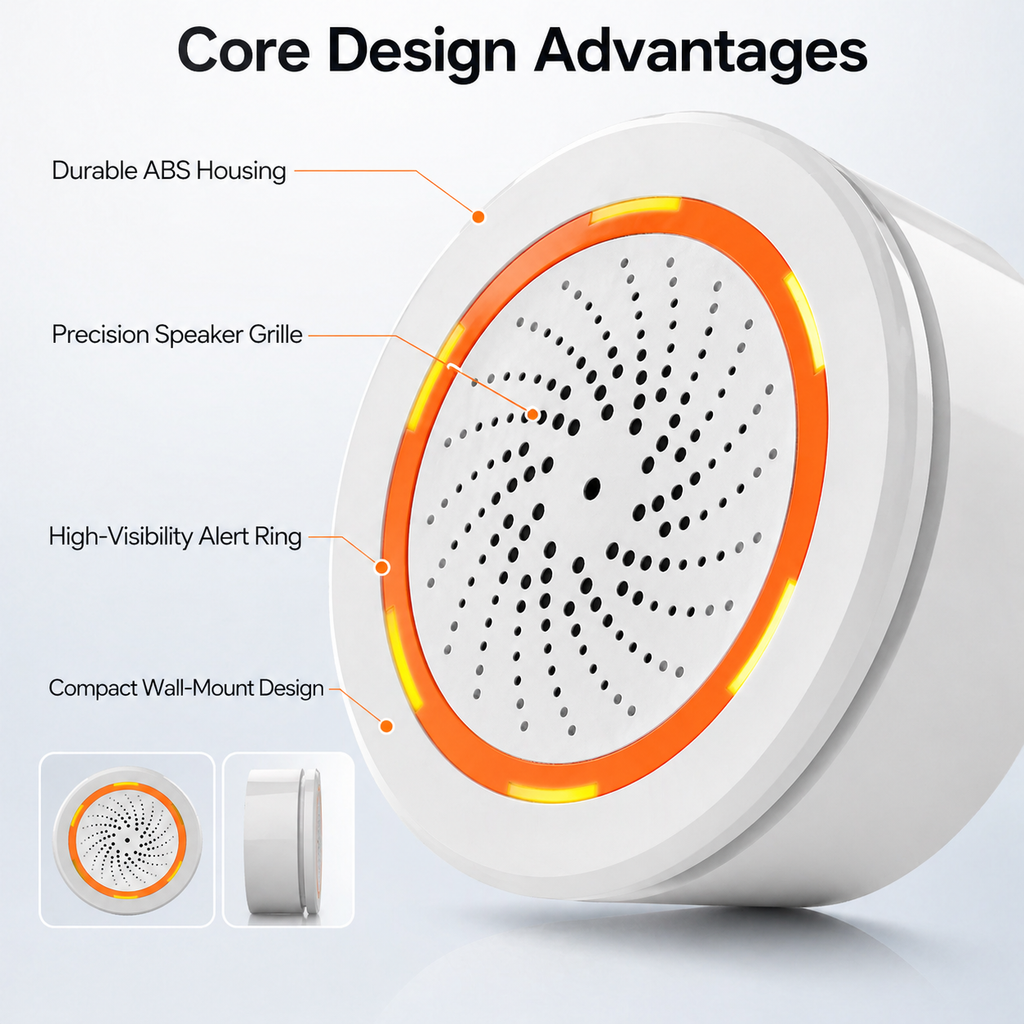Smart Wi-Fi Siren Alarm with Flashing Light smart irrigation product image 6