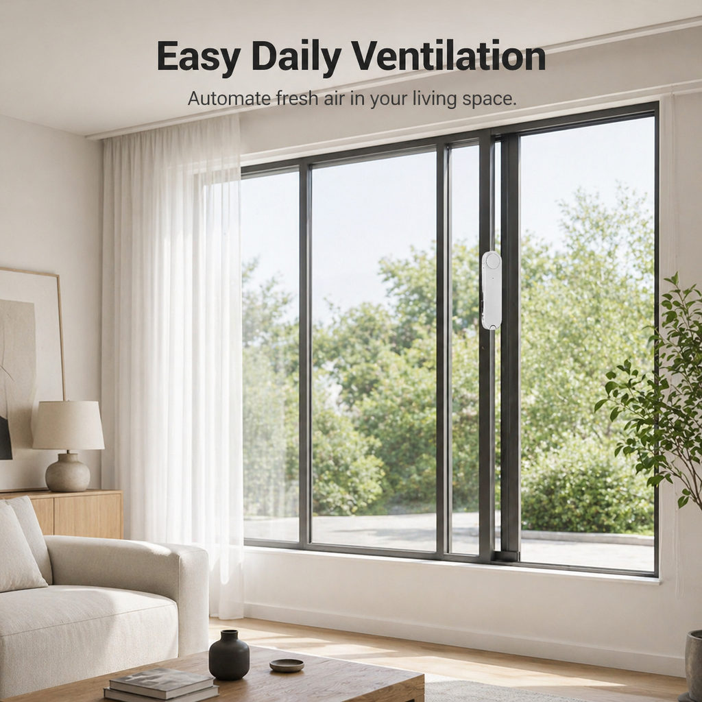 Solar Zigbee Window Opener window and curtain automation product image 3