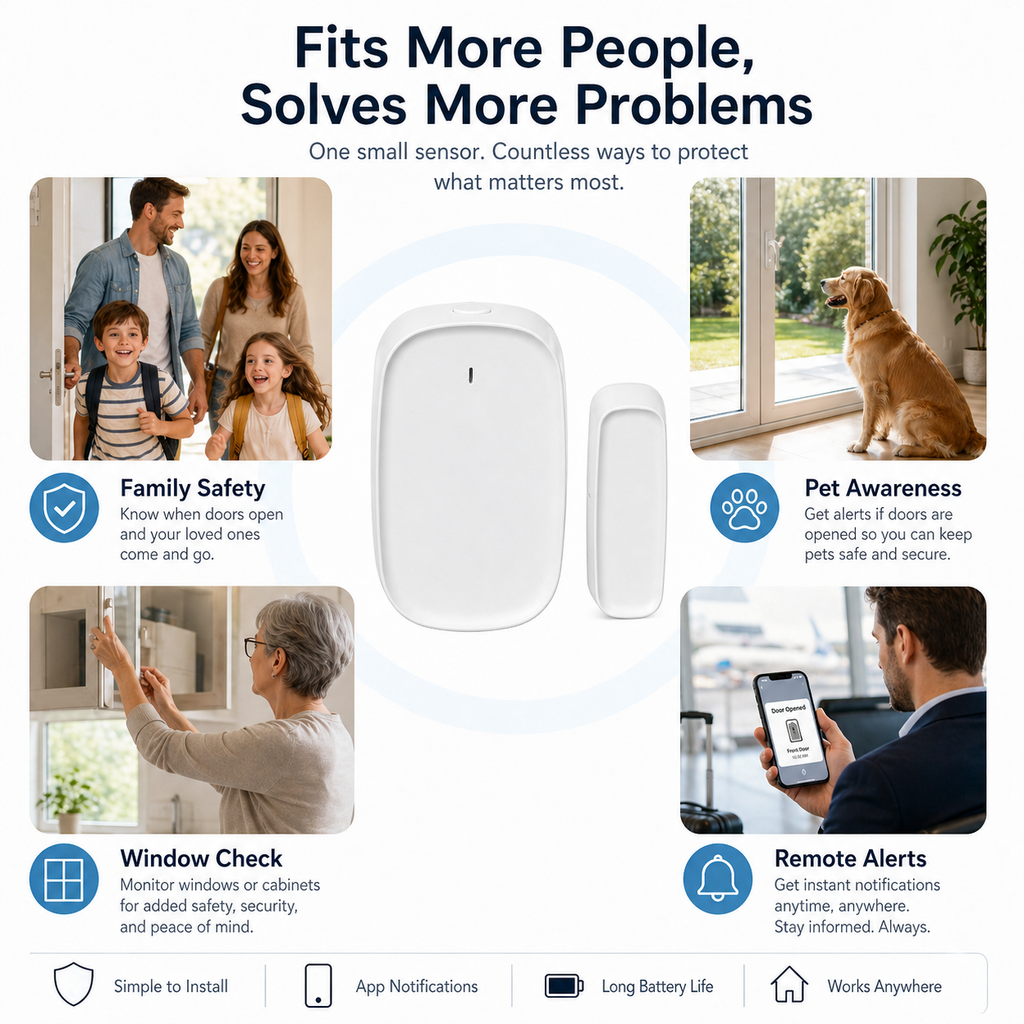 Zigbee Door & Window Sensor smart irrigation product image 5