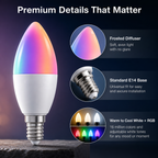 Zigbee E14 Smart Candle Bulb smart irrigation product image 6