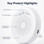Zigbee Natural Gas Detector gas safety automation product image 6