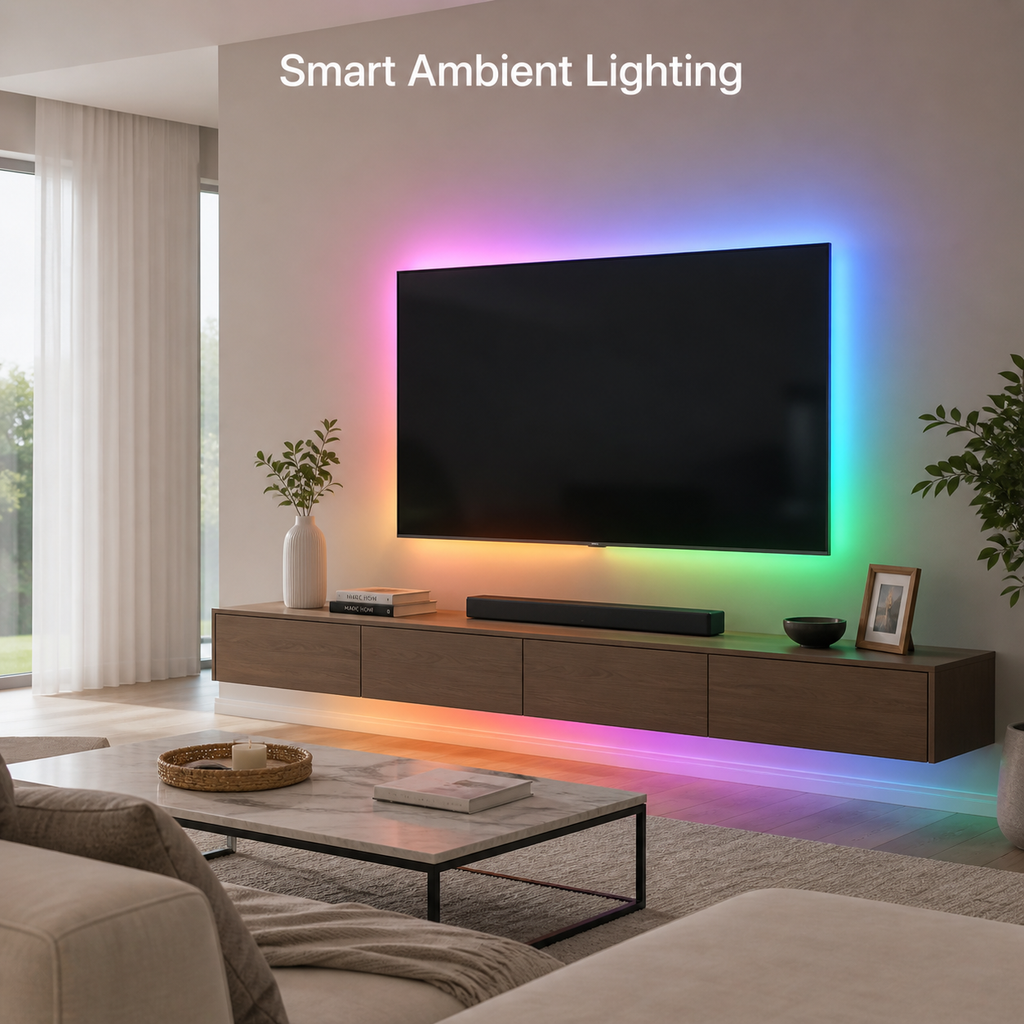 Zigbee RGB LED Strip Light Kit, 5M smart irrigation product image 3