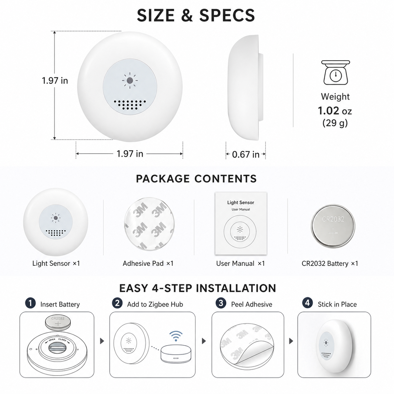 Zigbee Light Sensor smart irrigation product image 8