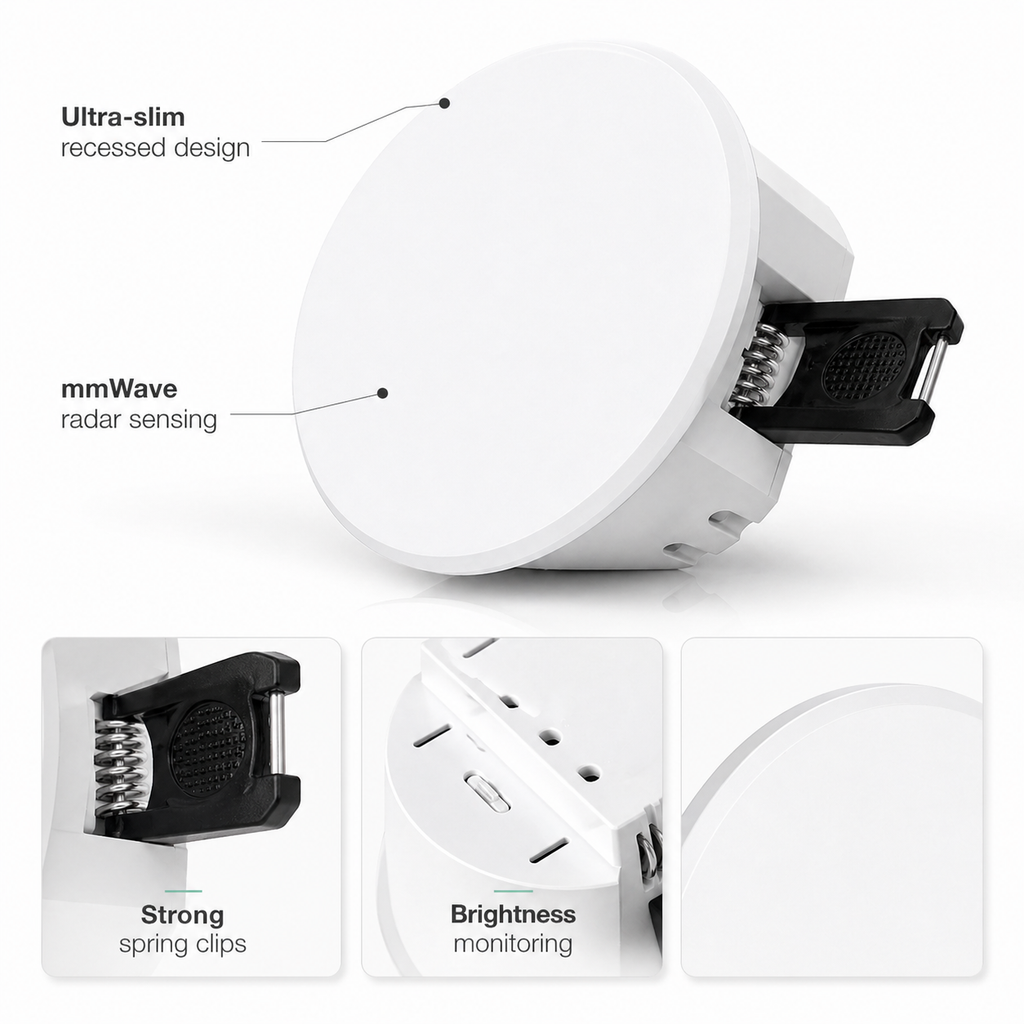 Zigbee Recessed mmWave Presence Sensor smart irrigation product image 6