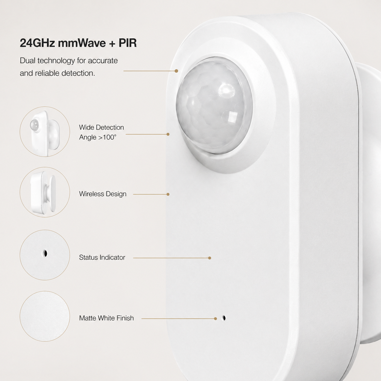 Zigbee PIR Motion & Occupancy Sensor smart irrigation product image 6
